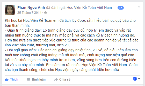 Khóa học kế toán